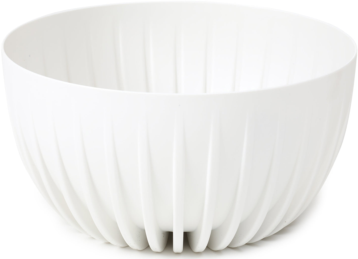 Mira White Bowl Planter with Insert and Drainage Plug – 300mm
