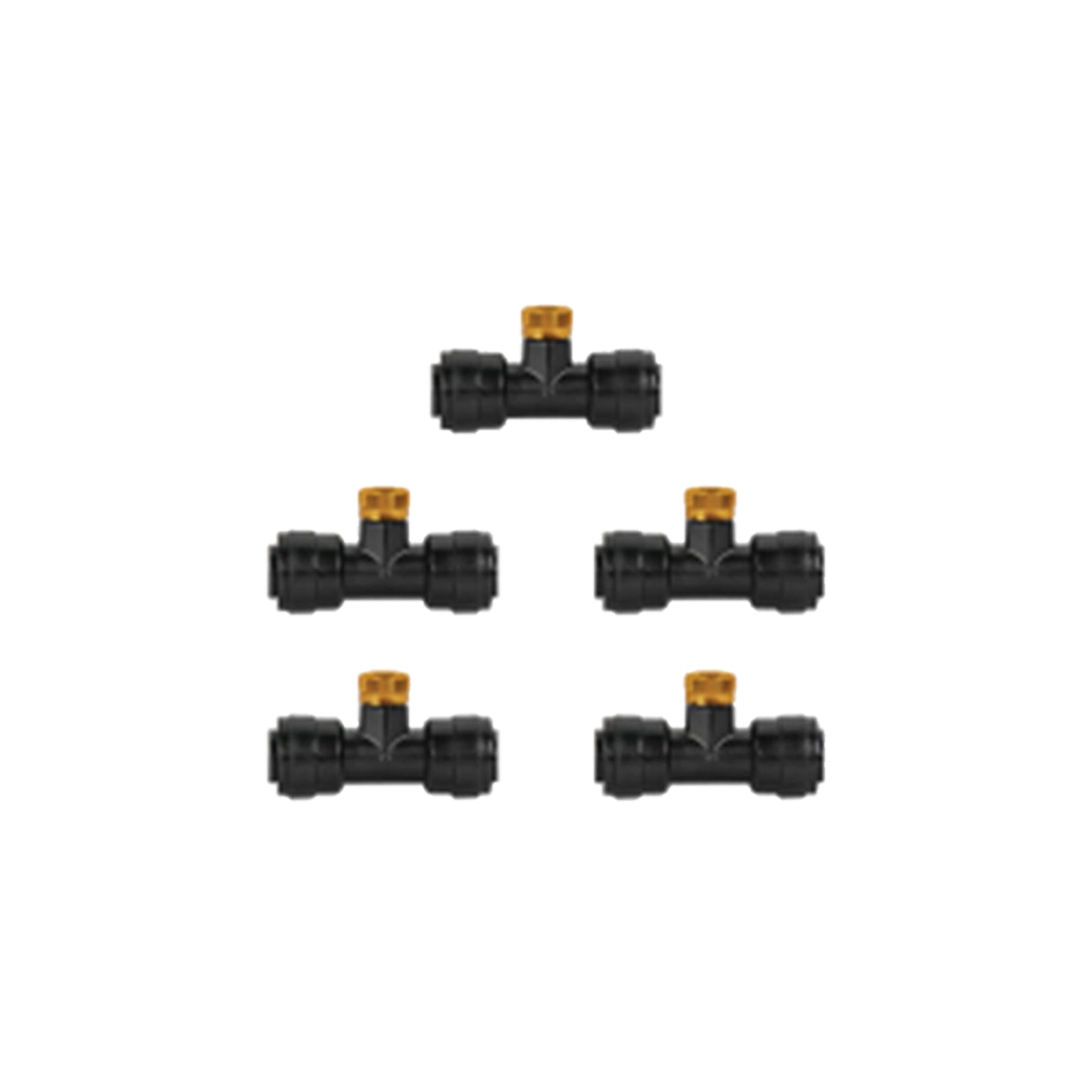 7.5m Outdoor Garden Misting Set – Black & Orange