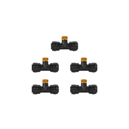 7.5m Outdoor Garden Misting Set – Black & Orange