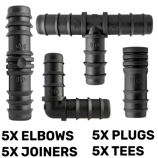POROUS20 1/2” Barb Hose Connectors Mix