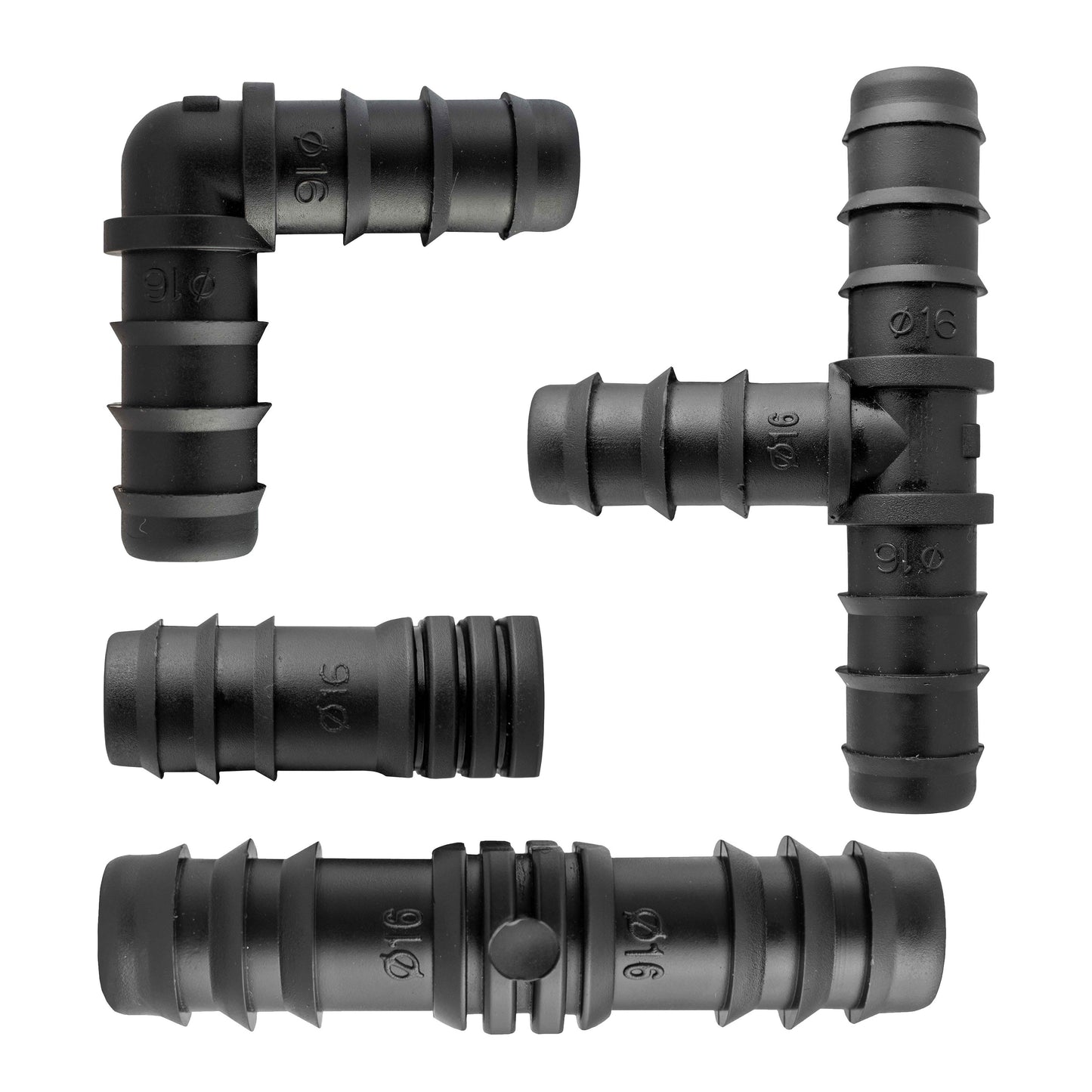 HOZ25+ 1/2” Barb Hose Connectors Mix