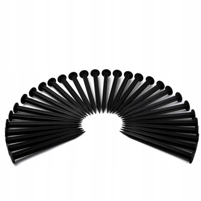 Black Fixing Pegs for Lawn Borders