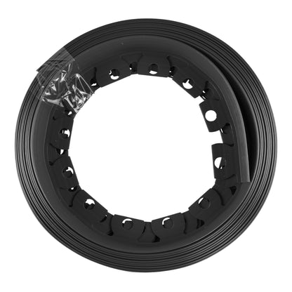 10m Easy Garden Edging Set – 100mm Black Lawn Border with Pegs