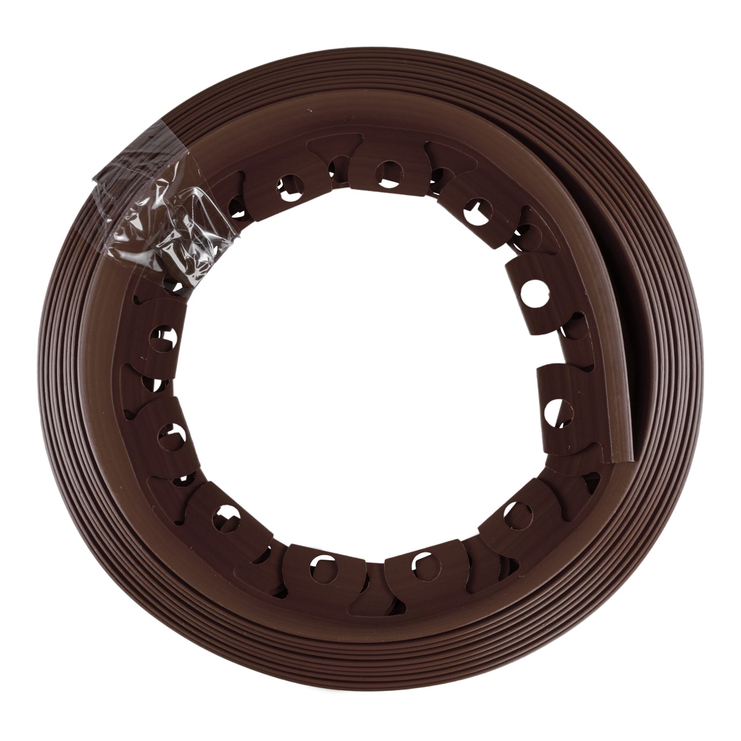 Easy Border Lawn Edging Set 40mm, Brown, 10 Metres with Pegs