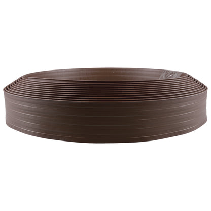Brown Easy Lawn Border Set 60mm x 10m With Pegs