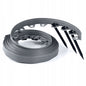 Easy-to-Install Lawn Border Kit, 40mm Grey, 10m Long with Fixing Pegs
