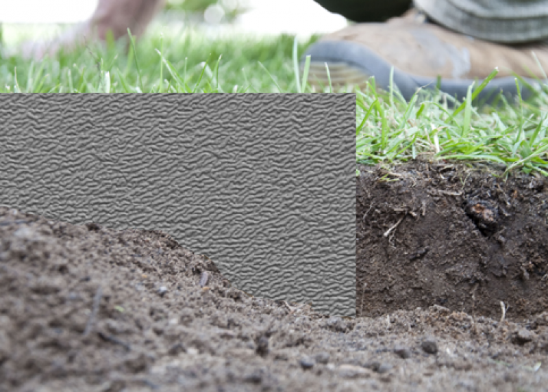 Heavy-Duty Grey Garden Lawn Edging 6m x 15cm