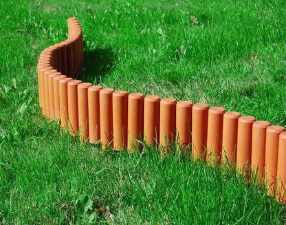 Prosperplast Border Terracotta Garden Palisade 2.5m IPBO-R624