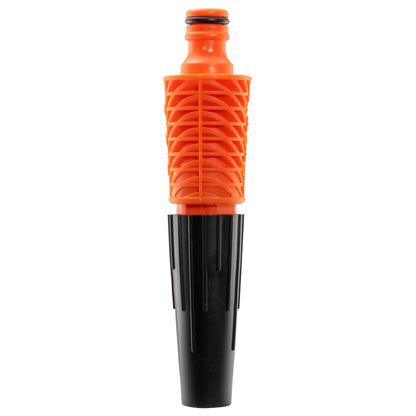 Black/Orange Garden Hose Accessory Set – Connectors & Nozzle