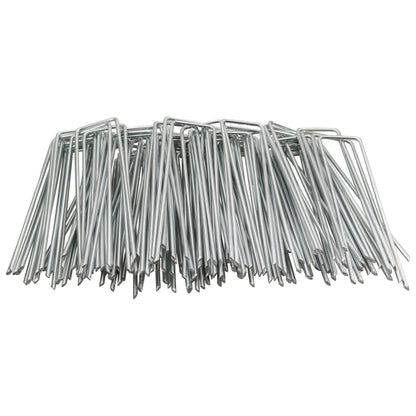 6”/150mm Blue Pegs for Weed Control Membranes with Buffer Washers