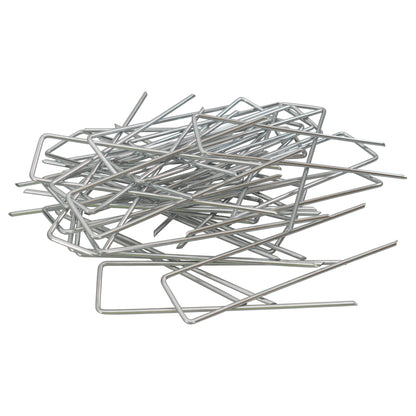 6”/150mm Blue Pegs for Weed Control Membranes with Buffer Washers