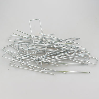 6”/150mm Red Pegs for Weed Control Membranes with Buffer Washers