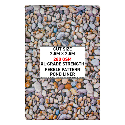 Premium Heavy-Duty Pond Liner 2.5m x 2.5m