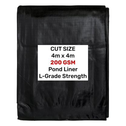 L‑Grade Flexible Garden Pond Liner – 4m × 4m