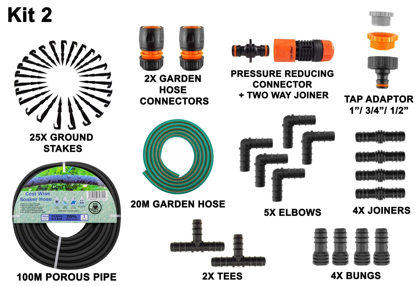 Porous Pipe Installation Set, POROUS-KIT2