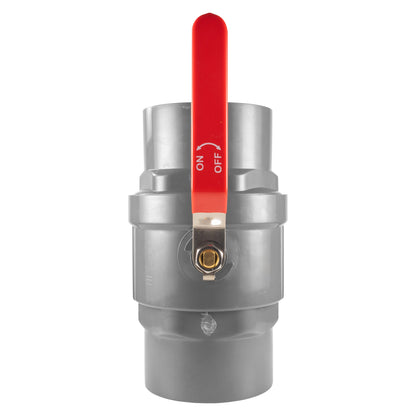 3" BSP Female Polypropylene Stopcock with Durable Stainless Steel Ball Valve and Handle