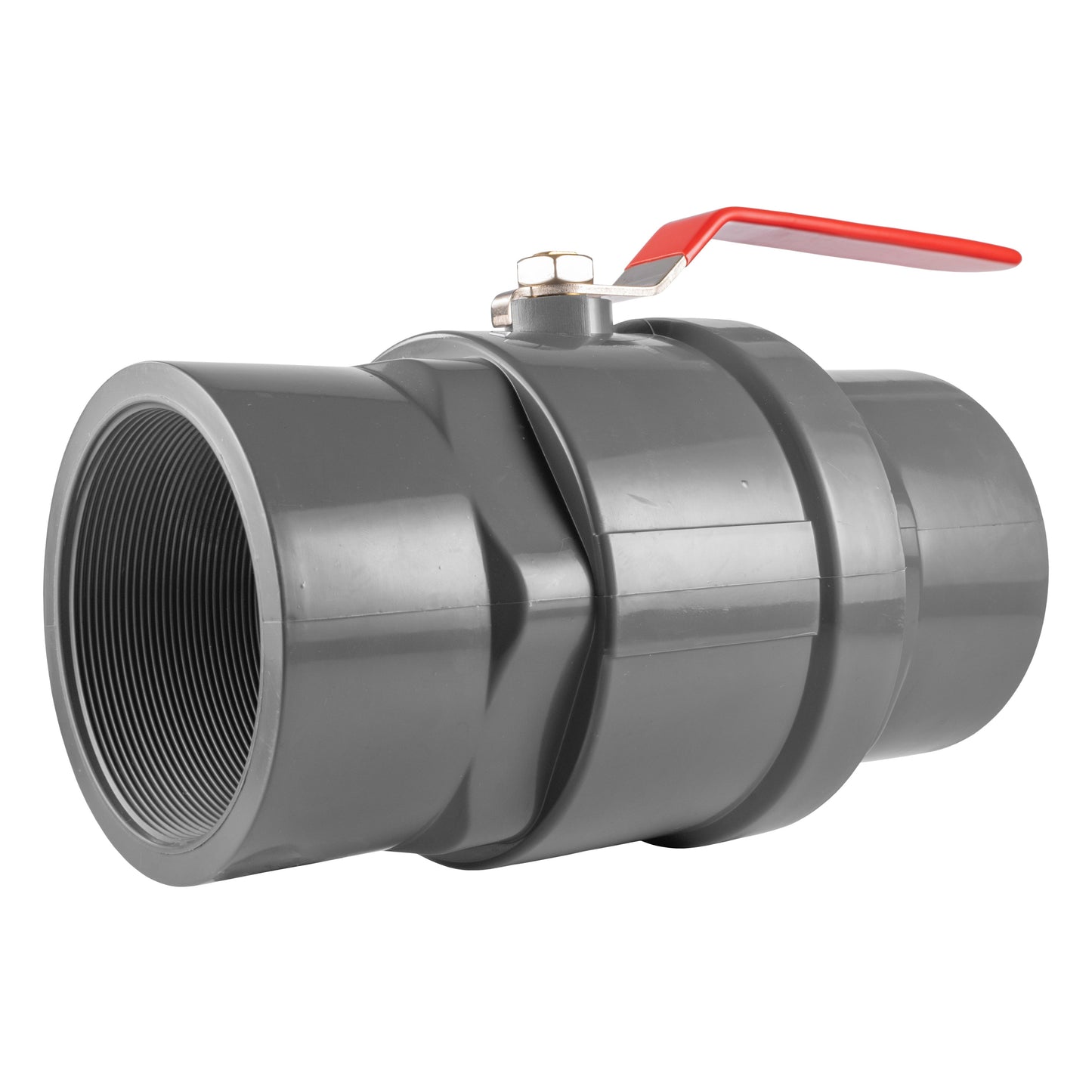 3" BSP Female Polypropylene Stopcock with Durable Stainless Steel Ball Valve and Handle