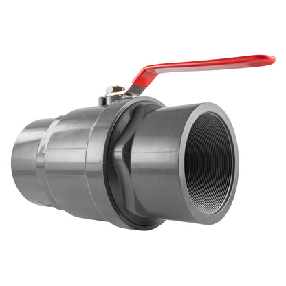 4" BSP Female Polypropylene Stopcock with Durable Stainless Steel Ball Valve and Handle