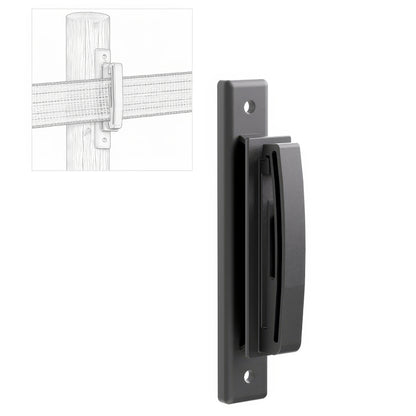 IRUFIX CLIP Electric Fence Tape Insulator 50mm Horse Paddock Fencing / G-93
