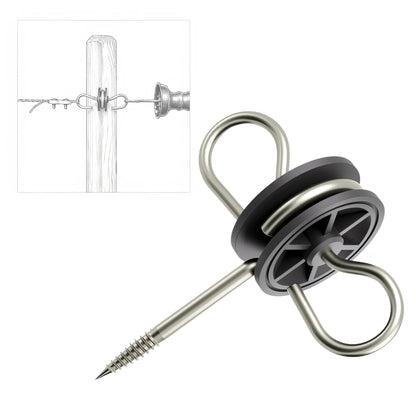 Electric Fence Gate Insulator G84 Wood Screw Heavy Duty Horse Paddock Fencing