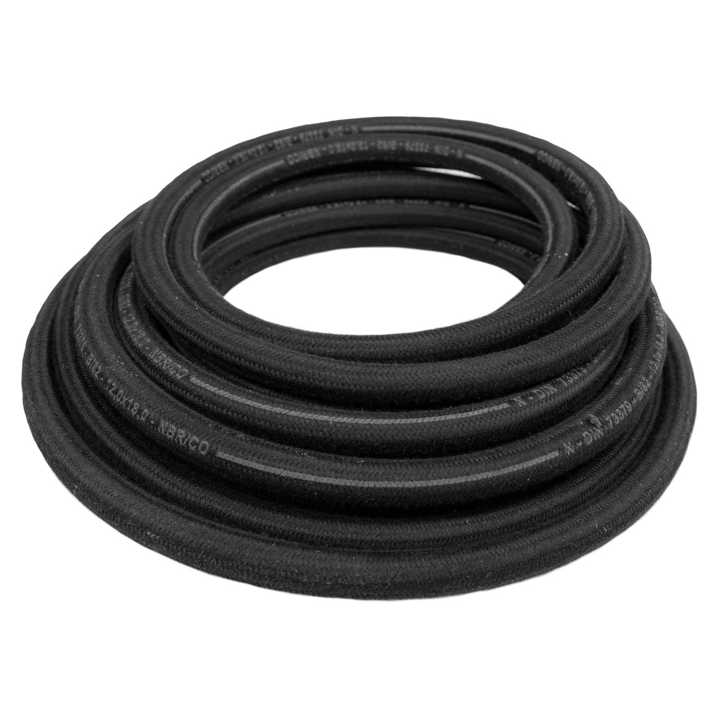 Heat-Resistant Textile Braided Rubber Hose 3.2mm/7mm