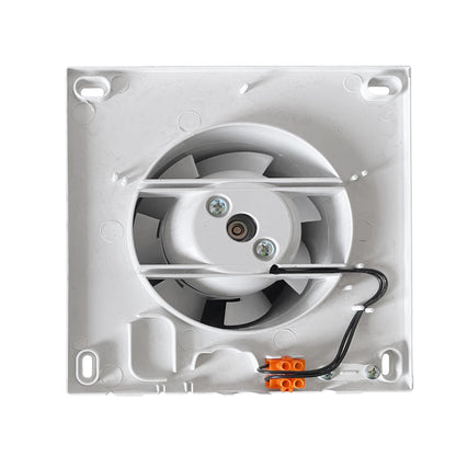 Through-Wall Vent Set with RICO Standard Fan and White Exterior Grille