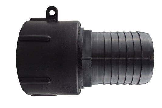 IBC 2” S60X6 Lid with 50mm Straight Pond Hose Tail