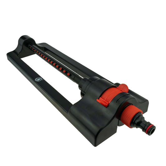 Cost Wise Oscillating Sprinkler, Black/Orange Finish