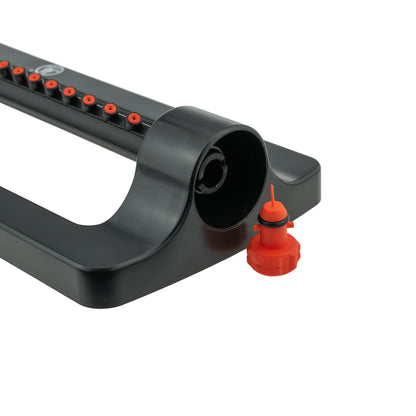 Cost Wise Oscillating Sprinkler, Black/Orange Finish