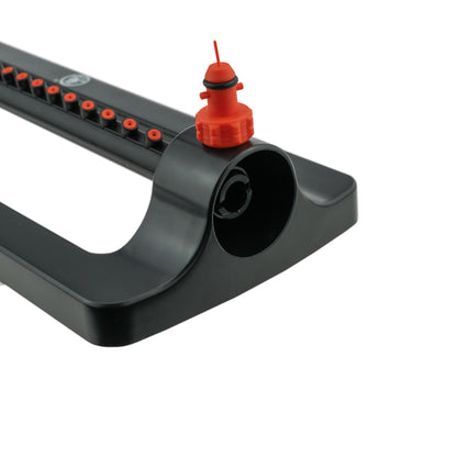 Cost Wise Oscillating Sprinkler, Black/Orange Finish