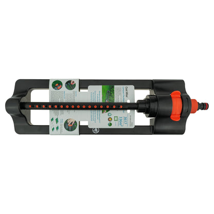 Cost Wise Oscillating Sprinkler, Black/Orange Finish