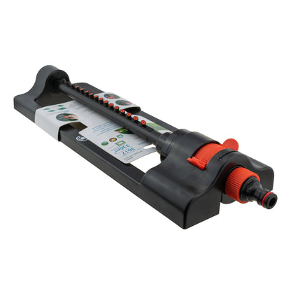 Cost Wise Oscillating Sprinkler, Black/Orange Finish