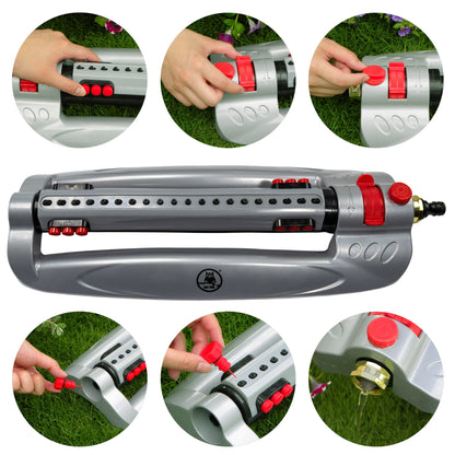Metal Turbo Oscillating Lawn Sprinkler