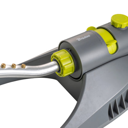 Lime Oscillating Lawn Sprinkler with Bar Design