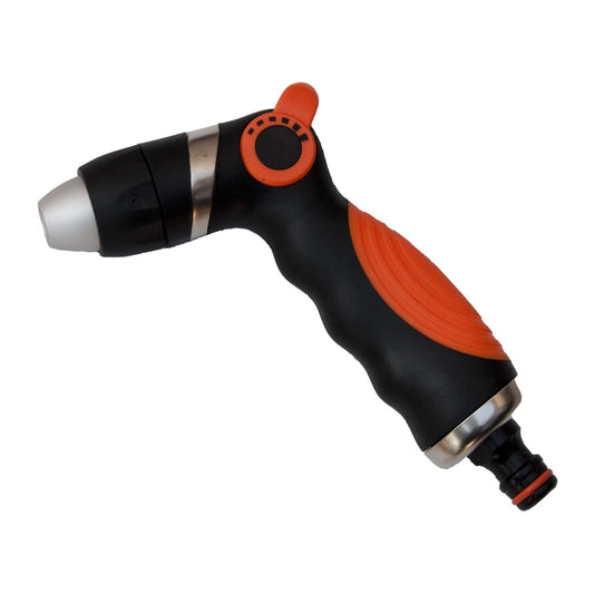 Cost Wise Black/Orange Garden Hose Spray Gun