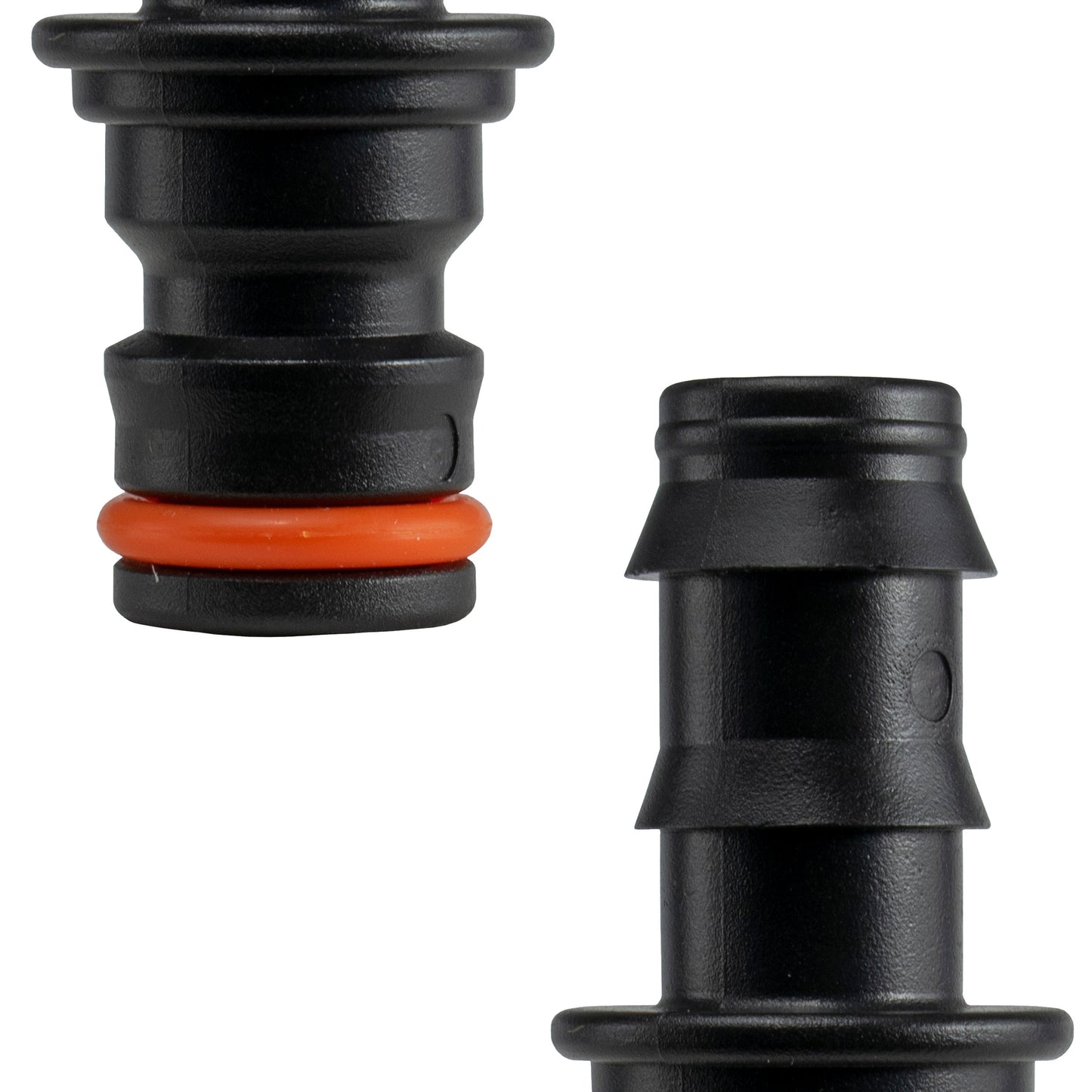 1/2" Barb to Male Snap-On Connector for Porous Hose Systems