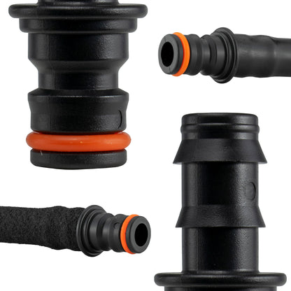 1/2" Barb to Male Snap-On Connector for Porous Hose Systems