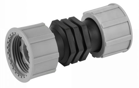 1" BSP Swivel Straight Connector – Female x Female