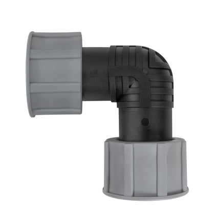 1" BSP Swivel Elbow Connector – Female x Female