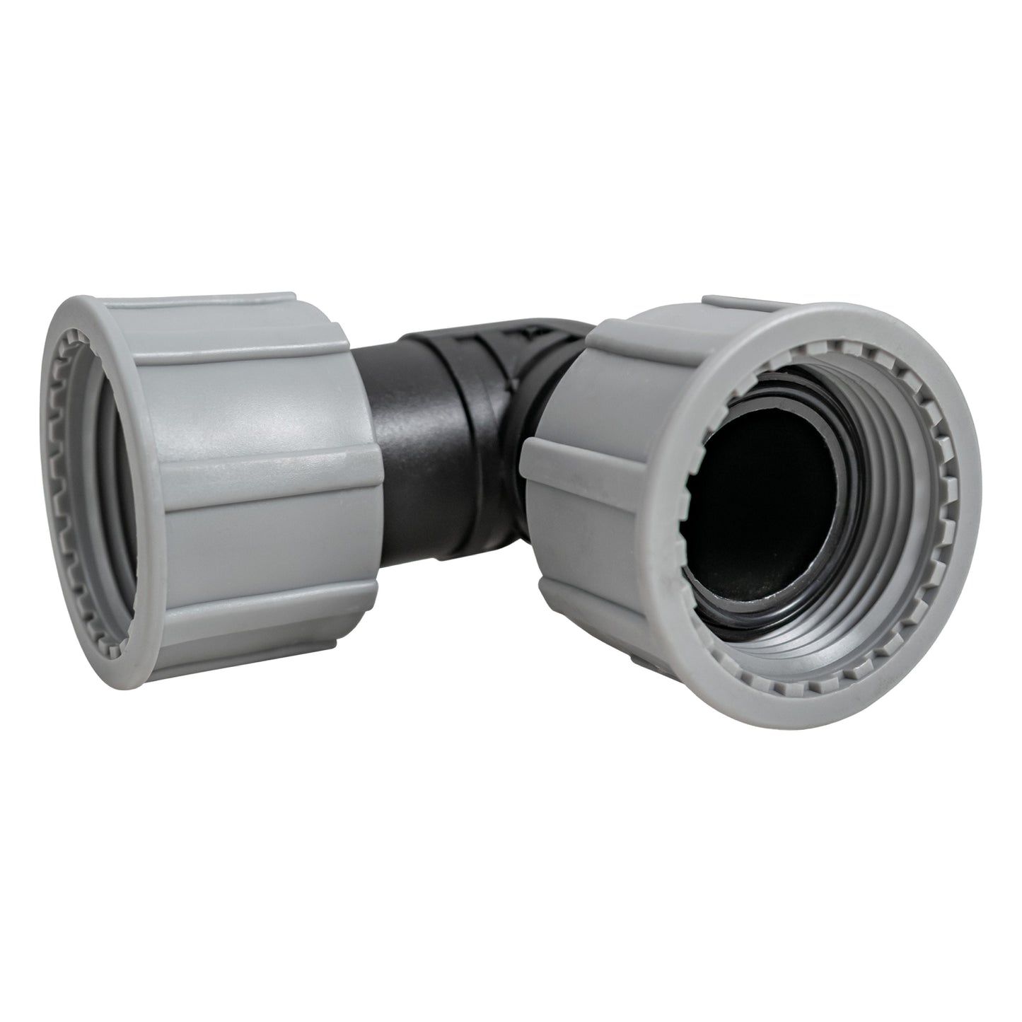1" BSP Swivel Elbow Connector – Female x Female