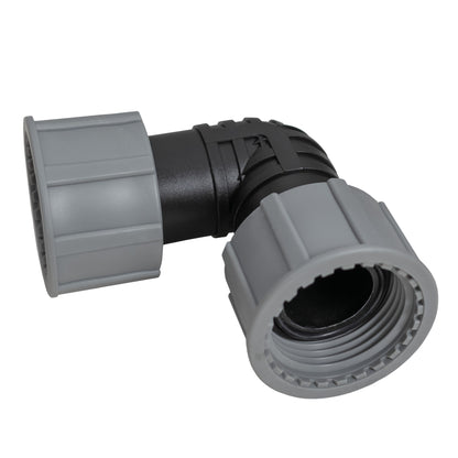 1" BSP Swivel Elbow Connector – Female x Female