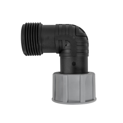 1" BSP Swivel Elbow Connector – Male x Female
