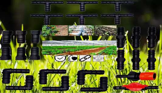 26-Piece Irrigation Kit for 13mm/16mm Hoses – Easy & Efficient Watering!