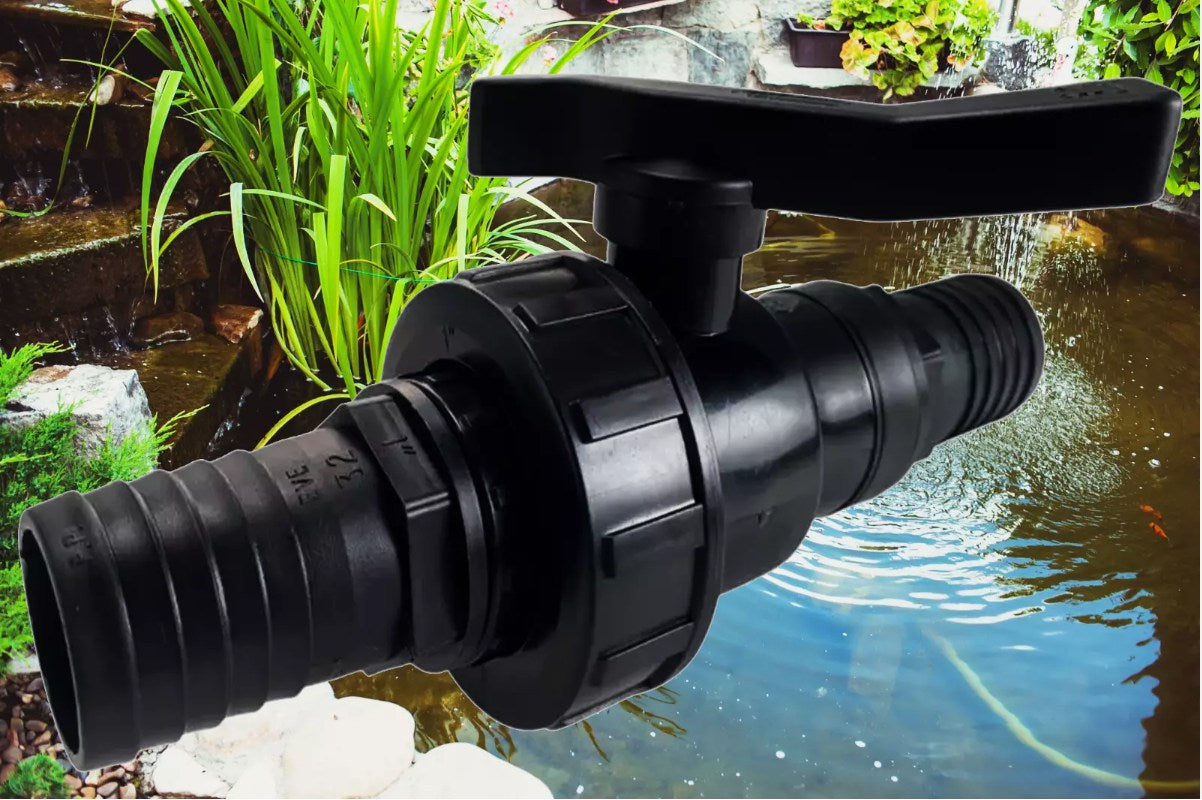 32mm Full-Flow Pond Valve – Ideal for Pumps, Filters & Water Features