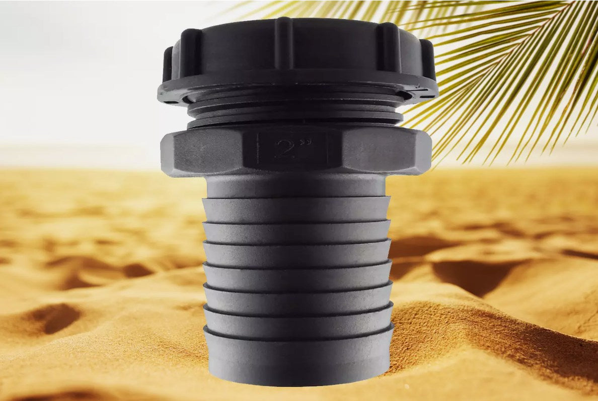 50mm IBC Koi Pond Drain Plug – Full Flow Design for Efficient Pond Maintenance!