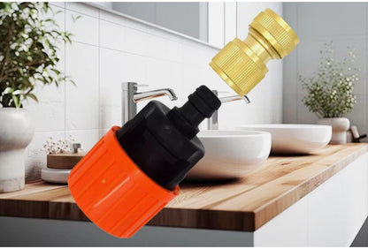 Brass Quick Release Hose Connector Kit-Universal Tap Adapter for Easy Connection
