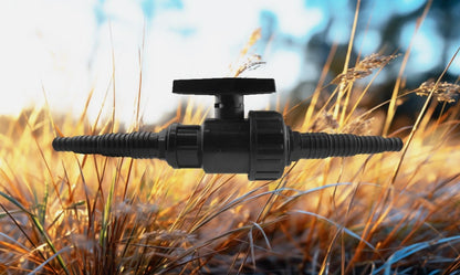 Efficient Pond Pipe Flow Valve - Fits 12.5mm, 19mm, and 25mm Corrugated Hoses!