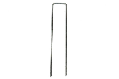 Pack of 100 Metal Pegs/Staples for Weed Matting, 30mm x 150mm