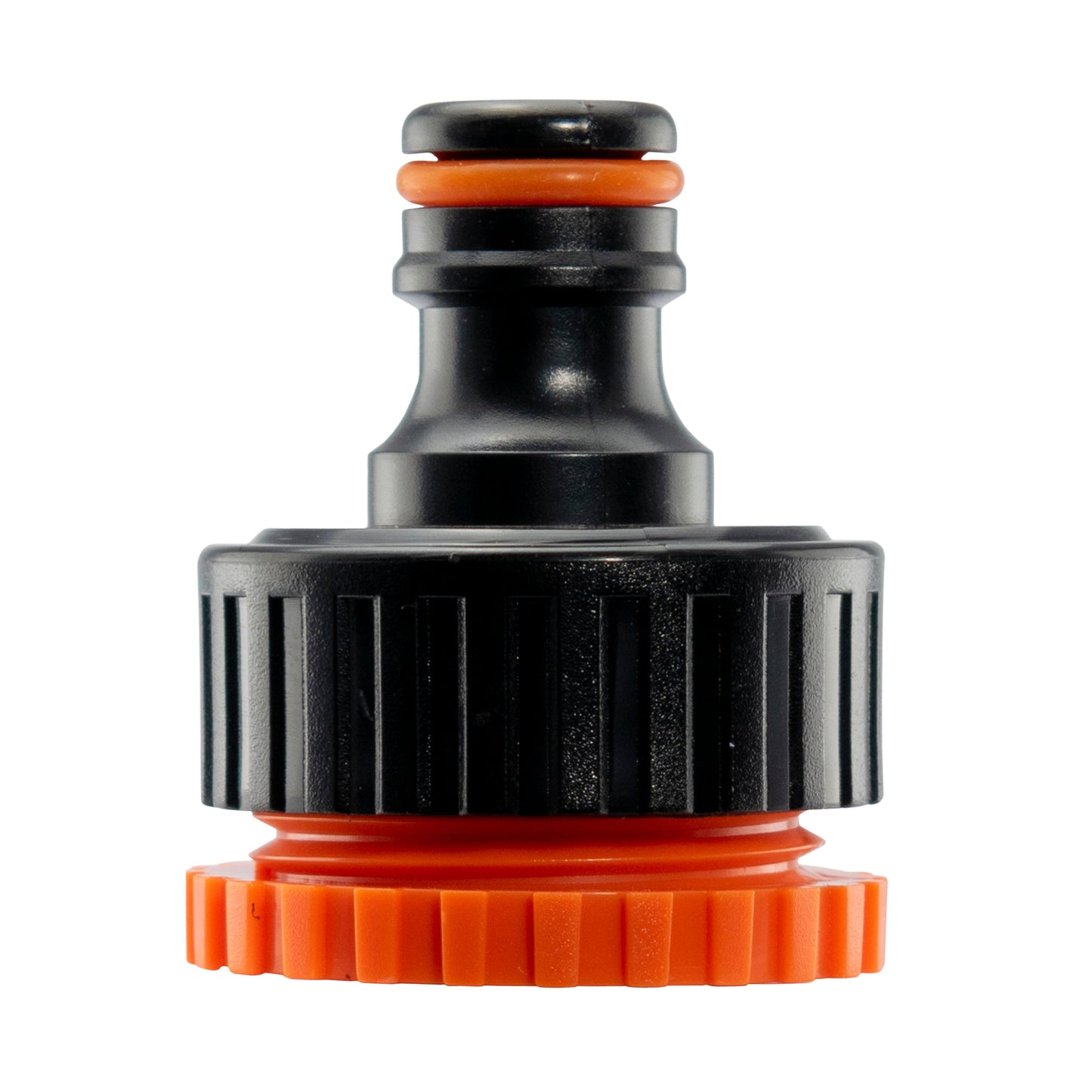 Black/Orange Garden Hose Accessory Set – Connectors & Nozzle