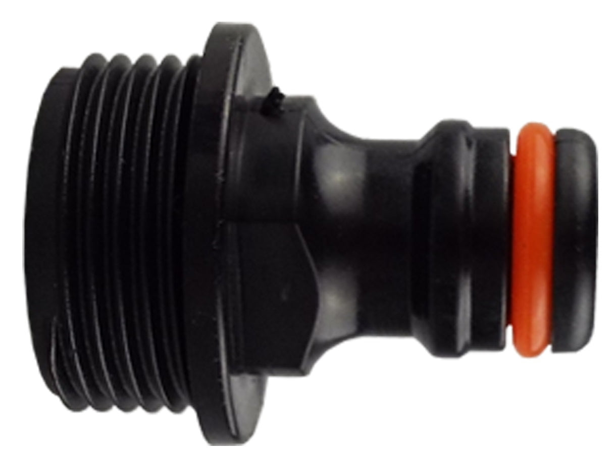 25mm MDPE Wall Flange Set Including Male Quick-Connect Fitting